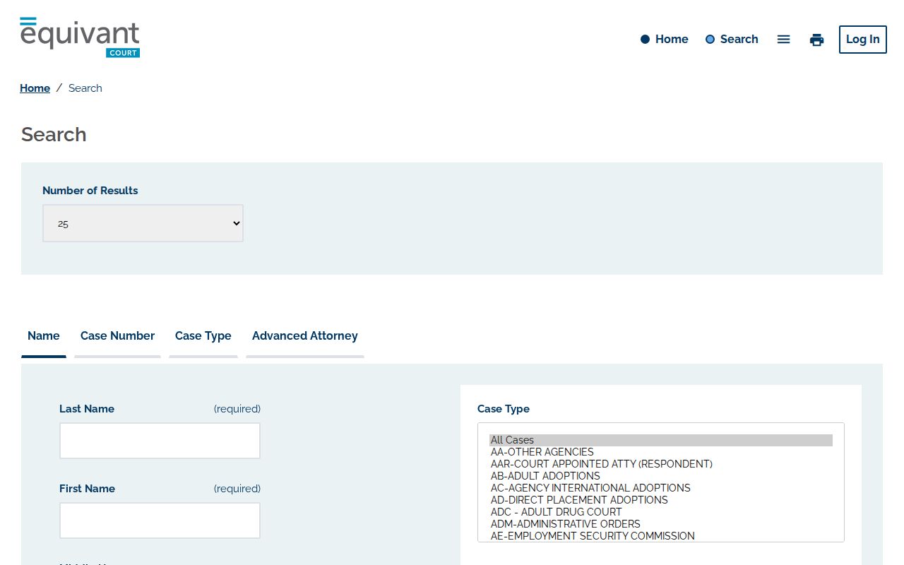 Macomb County case search CourtView public record route